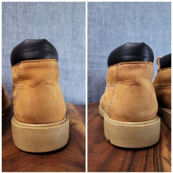 Timberland 3-Eye Chukka Boot Wheat Big Kids Junior's size 6 (EU 39) 7190R - Picture 10 of 12